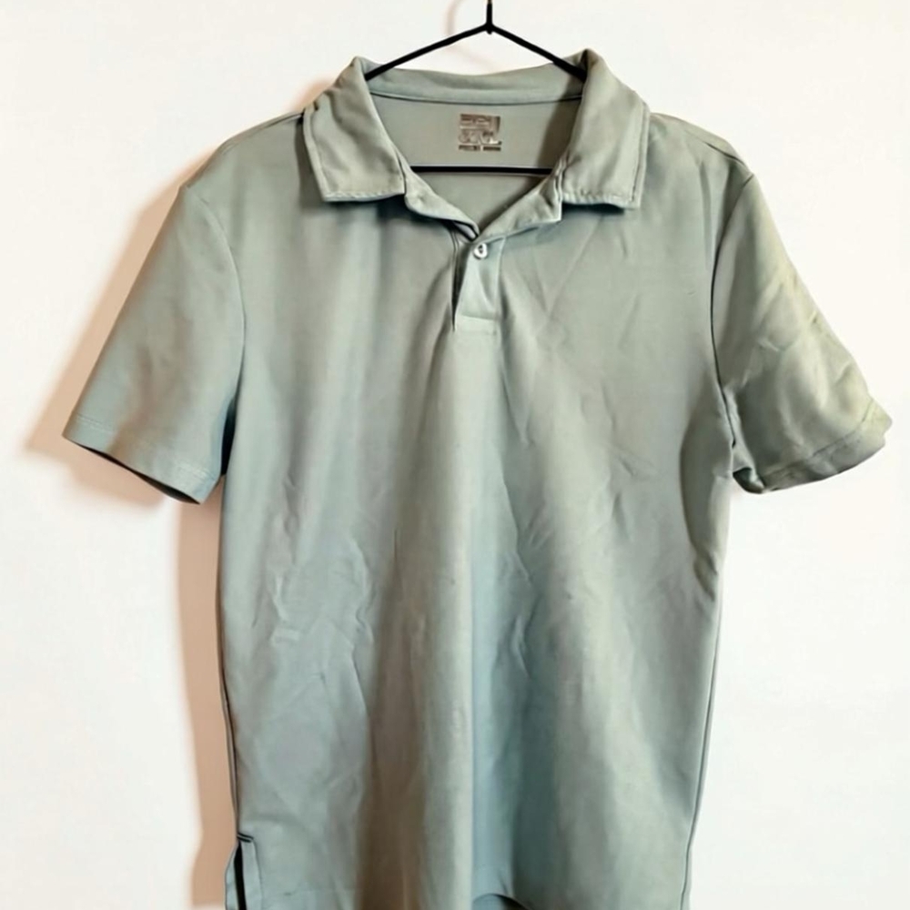 Men's Light Sage Polo Shirt - Classic Short Sleeve
